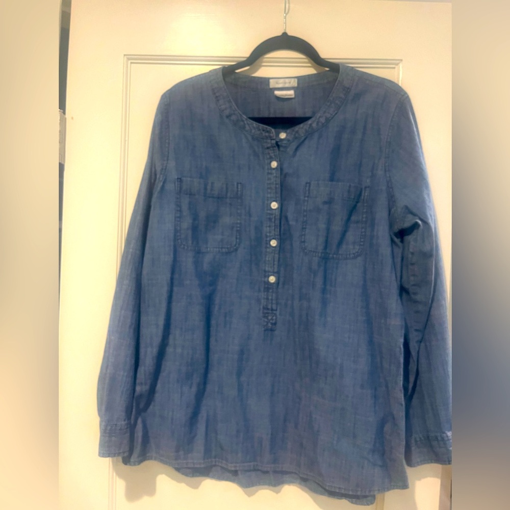 Denim tunic